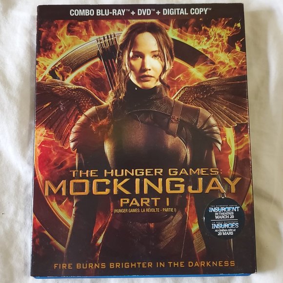 Hunger Games Mockingjay Part 1 Movie DVD and Blu-ray Combo - Picture 1 of 3